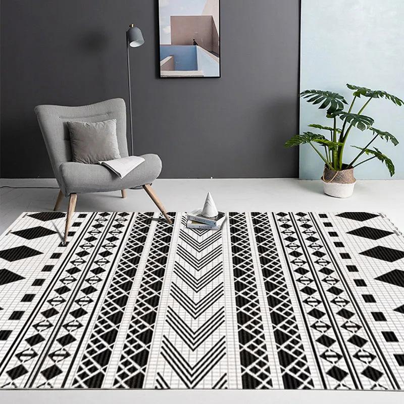 

Пушистый плюшевый ковер для гостиной, европейские персидские ковры, детская спальня, прикроватный ковер, украшение для дома, мягкие напольные коврики, настраиваемые 50*80cm