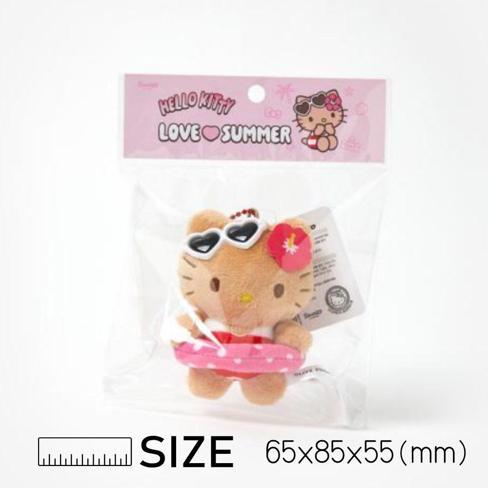 Olive Young X Sanrio Tanning Hello Kitty Plush Keyring Keychain Pendant Doll Model Toy Cute Toys Birthday Gifts
