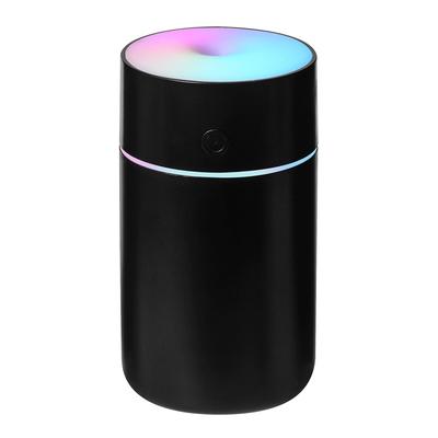 Humidificador de Coche USB Colorido Aroma Recargable Atomización Portátil Mini Humidificador para el Hogar Negro