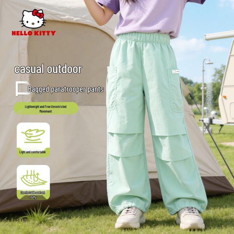Hello Kitty Girls  Tapered Cargo Parachute Pants 110