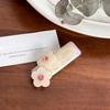 Cute Elegant Hair Clip With Floral Accents Stylish Hair Claw For Girls And Women