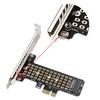 M.2 NVME To PCIe4.0 X1 Expansion Card Support PCIe X1 X4 X8 X16 Interface Expansion Card Adapter for SSD 2230/2242/2260/2280