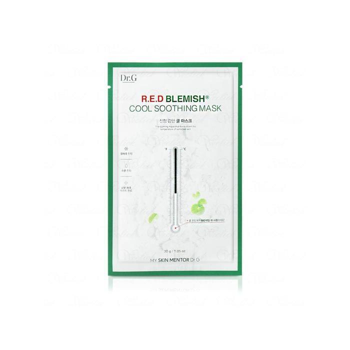 Dr.G Red Blemish Cool Soothing Mask (10 sheets) (36845975)