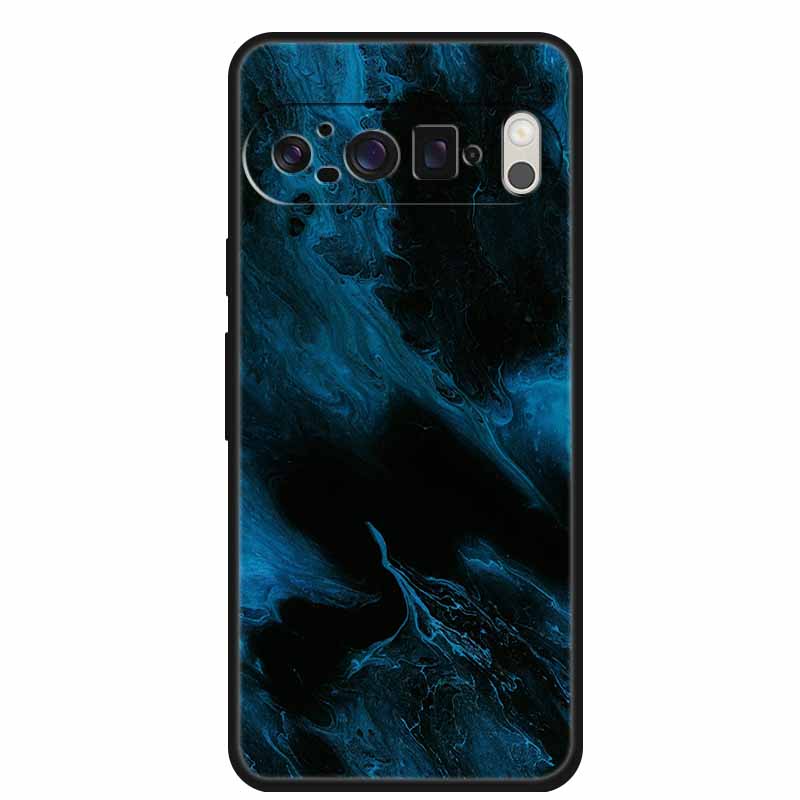 For Google Pixel 10 Pro XL 5G Case Lovely Cat TPU Black Soft Silicone Back Cover Flowers Shockproof Bumper Coque 6.8" Phone Case