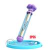 1/2PCS Fireworks Spray Toy Pull-Back Water Gun Outdoor Splash Games for Pool Lawn Activities Kid Summer Interactive Beach Gift