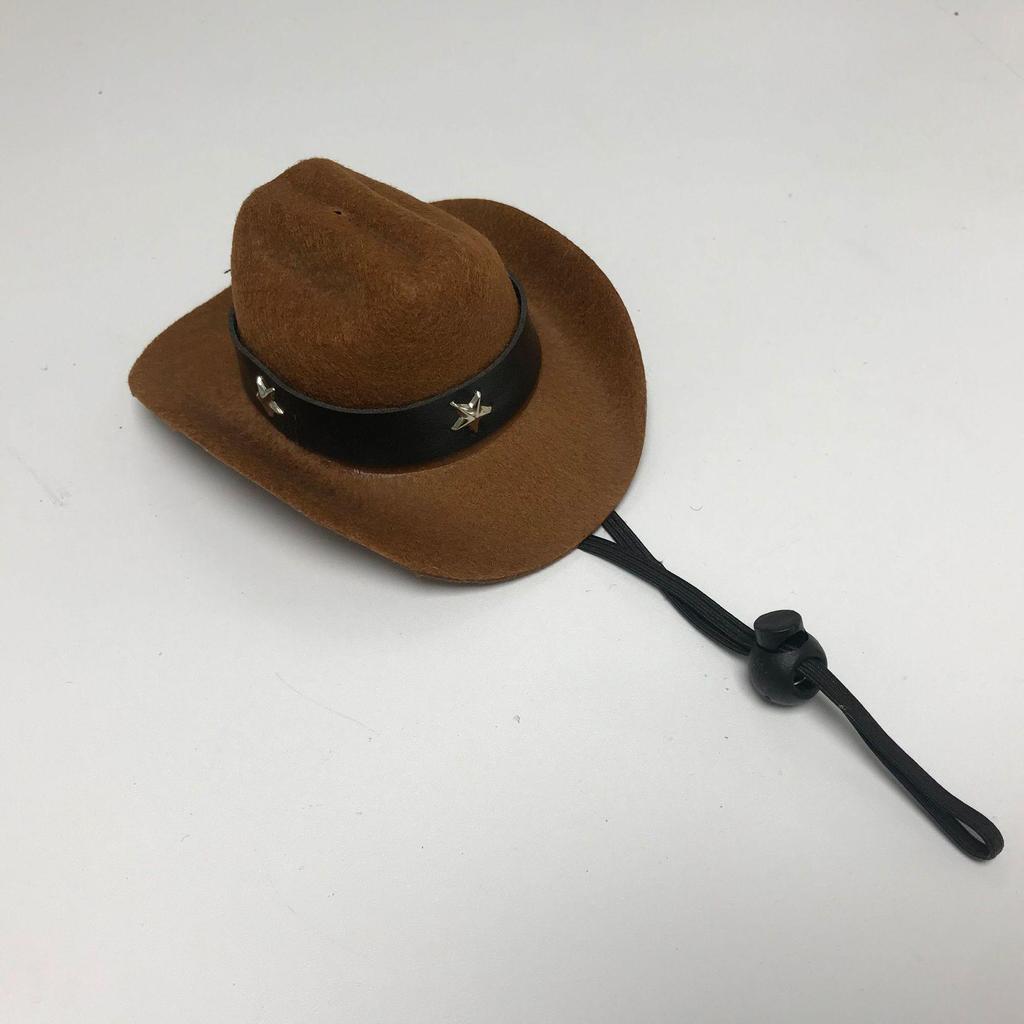 Denim Cowboy Hat with Star for Cats & Small Dogs