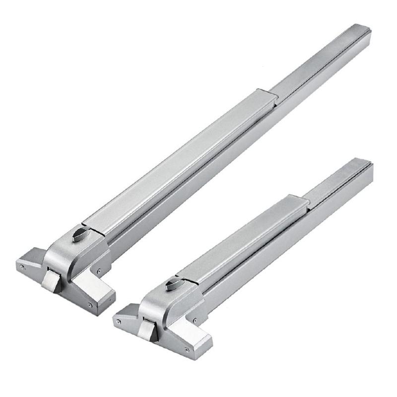 65cm/100cm Lock Handle Hardware Lock Latch Fire Channel Heavy Duty Metal Door Push Bar Panic Exit Device 65cm