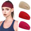 Sport Headband Fitness Sweat Bandage Head Hair Band Tennis Yoga Absorb Sweat Head Band Basketball Running Sweatband Women Men