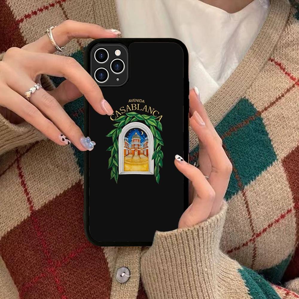 

Hot C-Casablanca PC+TPU Phone Case For IPhone 17 16 15 14 13 12 11 Pro Max Plus Kawaii Cartoon Cover iPhone 16