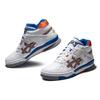 Asics Gel-Spotlyte Mid Top Retro Basketballschuhe Unisex Sneaker Weiß Orange Blau 1203A178-100