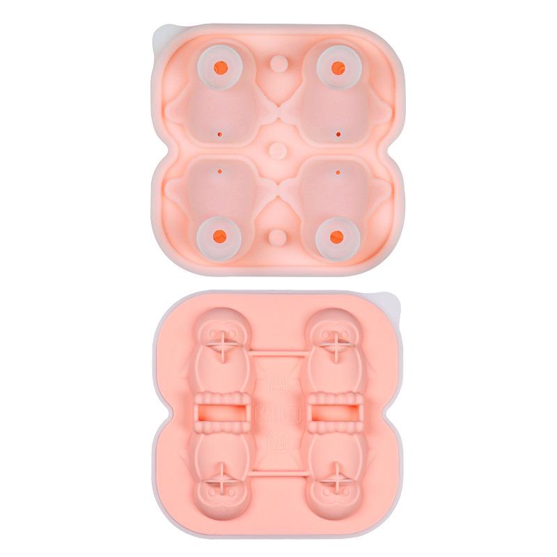 Penguin, French Bulldog, and Alpaca Silicone Ice Cube Mold for Drinks