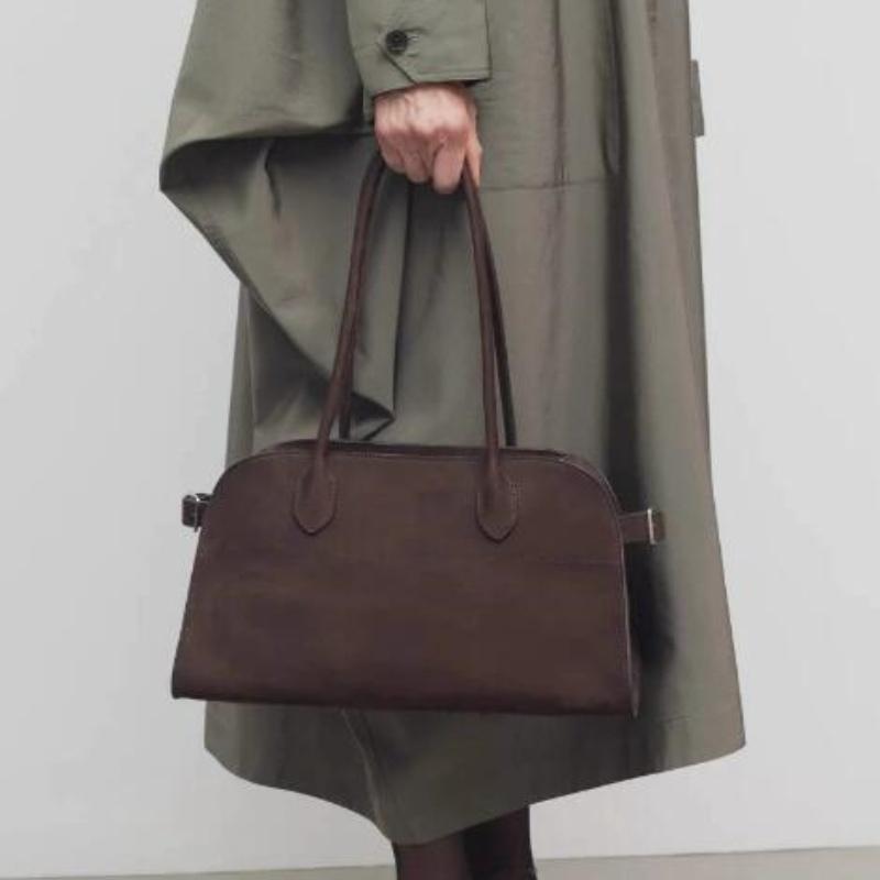 Sac à Bandoulière Uni Simple pour Femme Sacs Mode pour le Travail Sac Fourre-tout Doux Grande Capacité pour Loisirs pour Dames (30cm