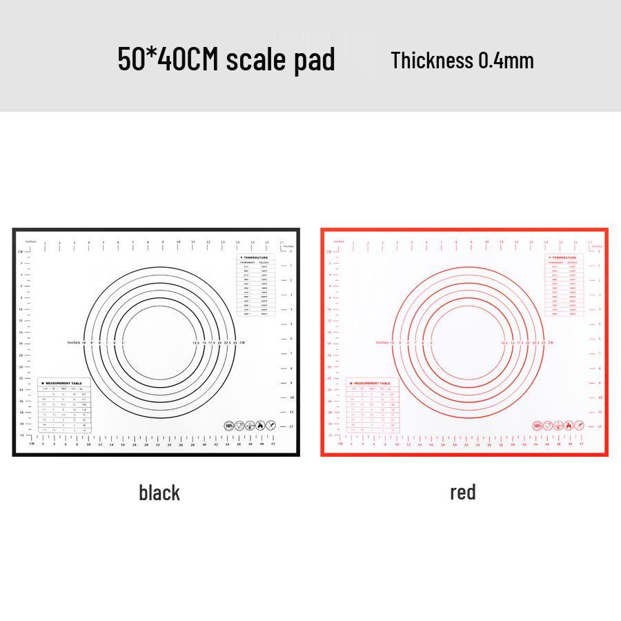 Silicone Baking & Kneading Mat - Heat-Resistant, Food-Grade, Large Cutting Board for Pizza & Macarons