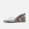 Summer Women Pumps Sandals serpentine PVC Jelly Slippers Open Toe High Heels Women Transparent Slippers Shoes Heel Clear Sandals