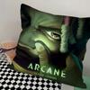 1Pc Cartoon A-Arcane 2 Vi J-Jinx Ekko Pillow Bedroom Sofa Leisure Comfort Cushion Car Living Room Home Decoration