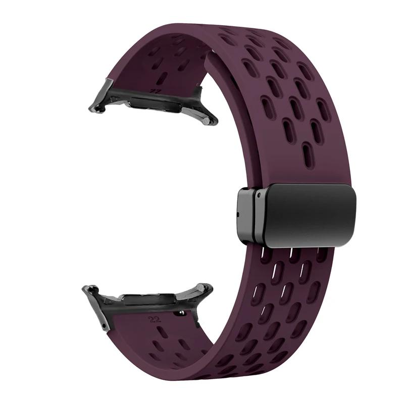 No Gaps Magnetic Buckle Silicone Strap For Samsung Galaxy Watch 8 40mm 44mm/8 Classic 46mm Bracelet Band Galaxy Ultra 2026 47mm