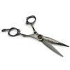 6.0-inch Black Napson Damascus Steel Hairdressing Thinning Scissors