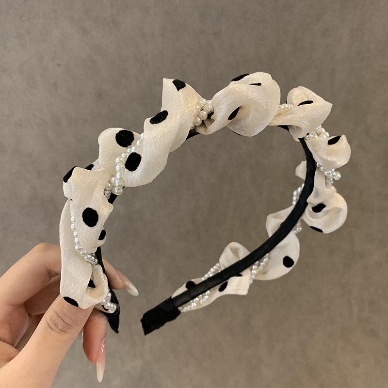 Новый женский черный французский зажим для волос ободок - Модный тренд 2025