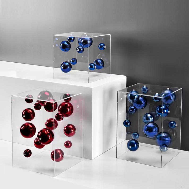 

Square Transparent Acrylic Dome Ornament