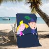 Serviette de plage motif Le Petit Royaume de Ben et Holly - douce, absorbante, lavable en machine Légère et moderne, pour la natation, Essentiels de voyage