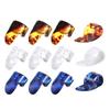 12Pcs Thumb and Finger Picks Guitar Finger Picks Fingertip Hands Sleeves Flat Thumbpicks Guitar Accessories Easy to Use