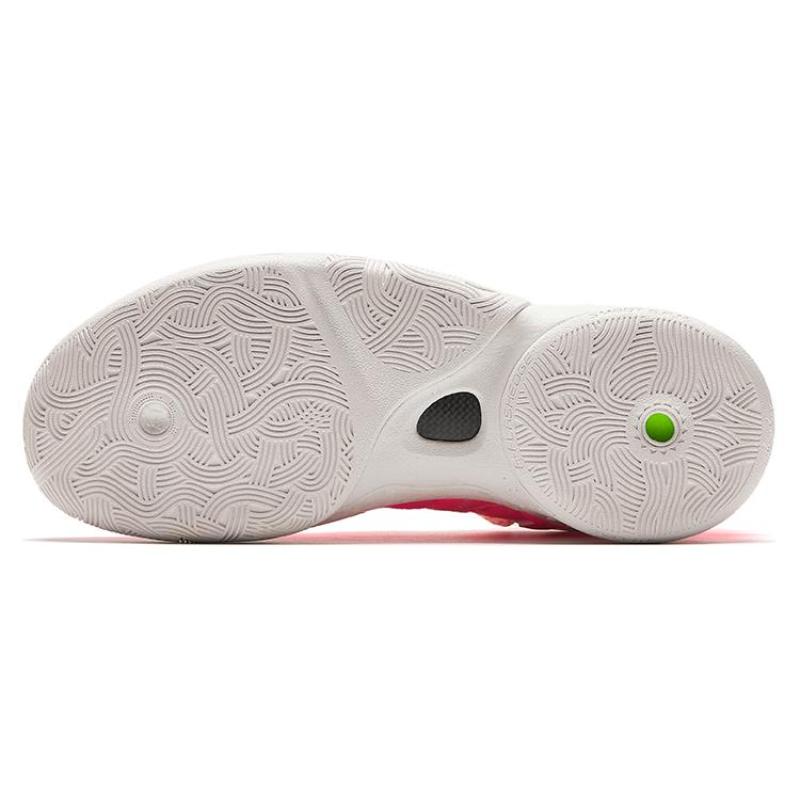 Anta KT9 Mid top Nitrogen Technology Basketball Shoes Men's Pink White Sneakers 112411101-1