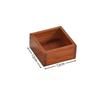Wood-Grain Snack Tray with Raised Sides Long-Lasting for Shared Treats