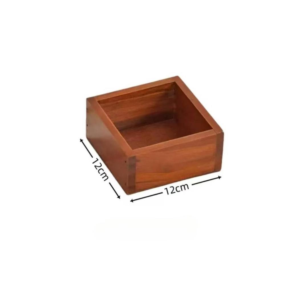 Wood-Grain Snack Tray with Raised Sides Long-Lasting for Shared Treats