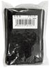 HATAS (Hata Sports Equipment Industry) Wristband Knit Pile 12cm Black