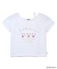 YOUHEE [Korilakkuma] Lace Off-Shoulder T-Shirts White