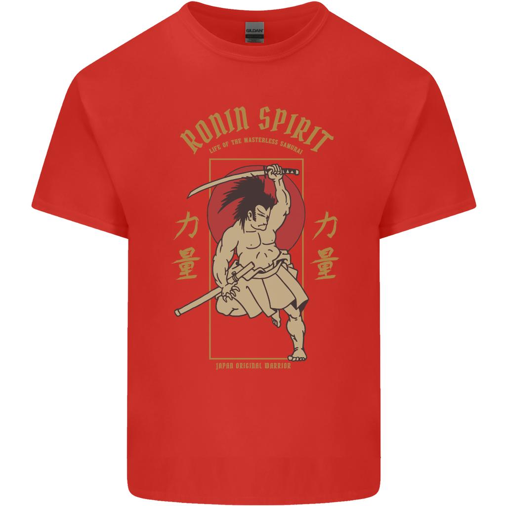 Ronin Spirit Samurai Japan Japanese Unisexs Light Cotton TShirt
