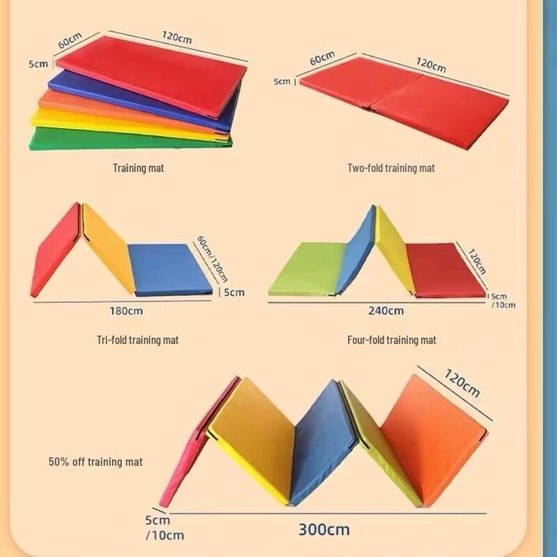 Maple Yi Rainbow Folding Fitness & Play Mat