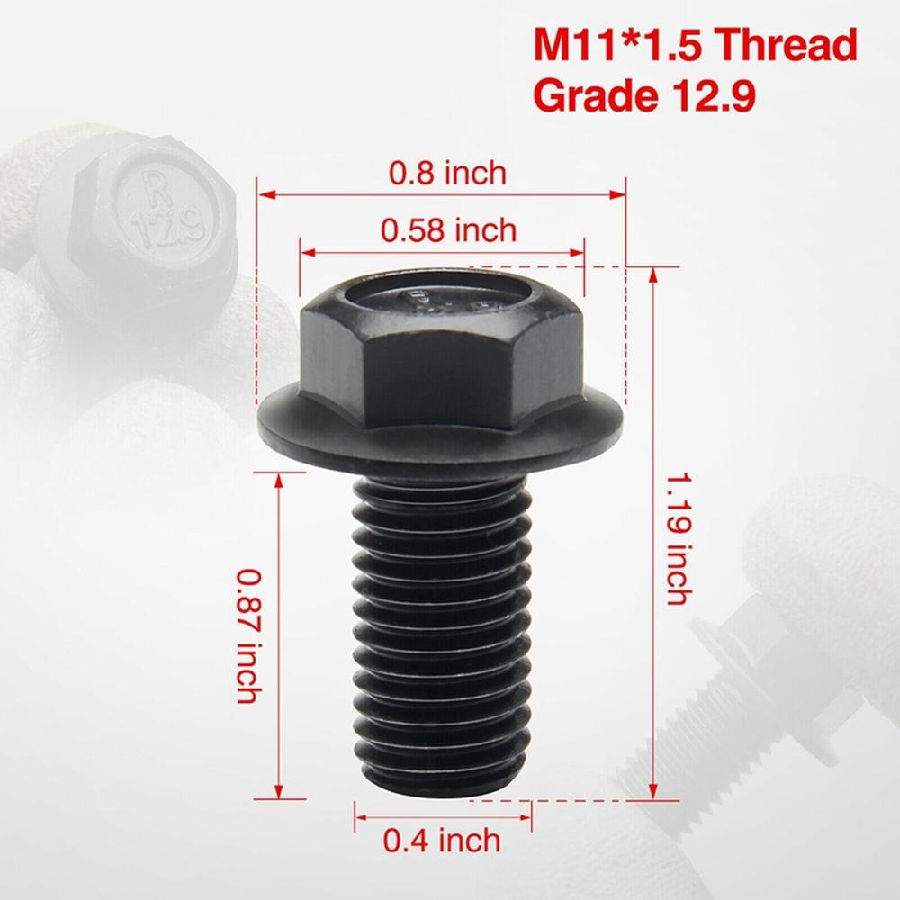 12.9 LS Transmission Flywheel Bolts Set Flexplate Kit 551926, 11569956 for LS Engines LS1 LS2 LS3 LS6 LS7 4.8 5.3 6.0