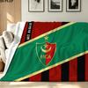 Mouloudia Club Alger MCA Print Flannel Blanket High Quality Warm Comfortable Cover for All Seasons Perfect for Gifts Home Decor