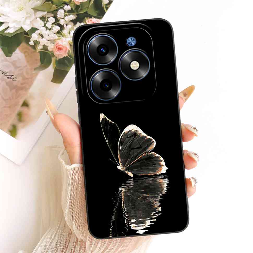 For Itel S23 Plus 4G Case Simple Style Sunset Soft Silicone Back Cover For ITEL S23 Plus 4G Phone Cases Fundas
