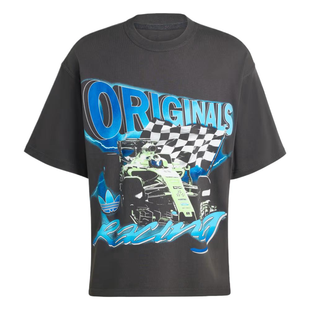 Adidas Originals Motocar Round Neck Drop Shoulder T-Shirt Men Tops KQ5207 M