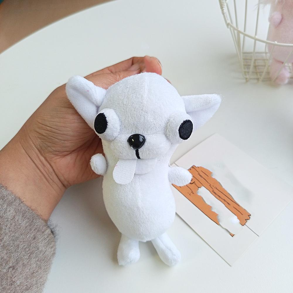 Schattige Variant Chihuahua Pop Cartoon Grappige Chihuahua Pup Pluche Sleutelhanger Speelgoed Rugzak Hanger Lelijke Schooltas