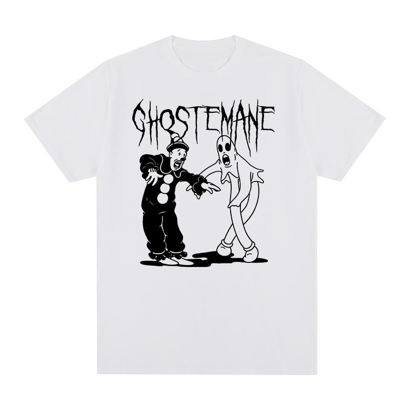 

GhosteUnisexe Vintage tshirt Streetwear Y2K 90s Fashion Hip Hop Metal Rock Cotton Unisex T shirt New TEE TSHIRT Womens tops S