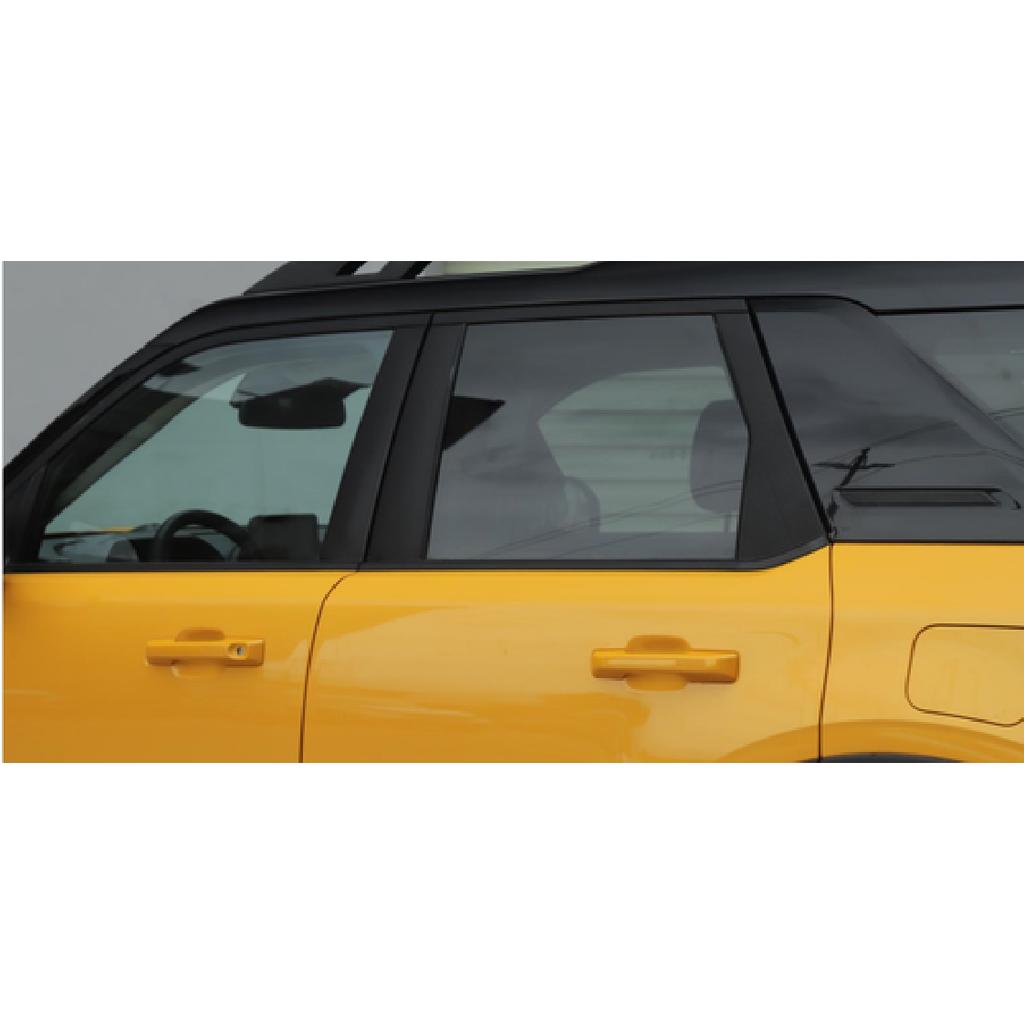 Exterior Window B Pillar Trim Decal Sticker For Ford Bronco Sport + Carbon