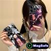 Demon Slayer Nezuko Phone Case for iPhone 16 15 14 13 12 11 Pro Max Plus Mini MagSafe Glass Colour Printing Cover Luxury