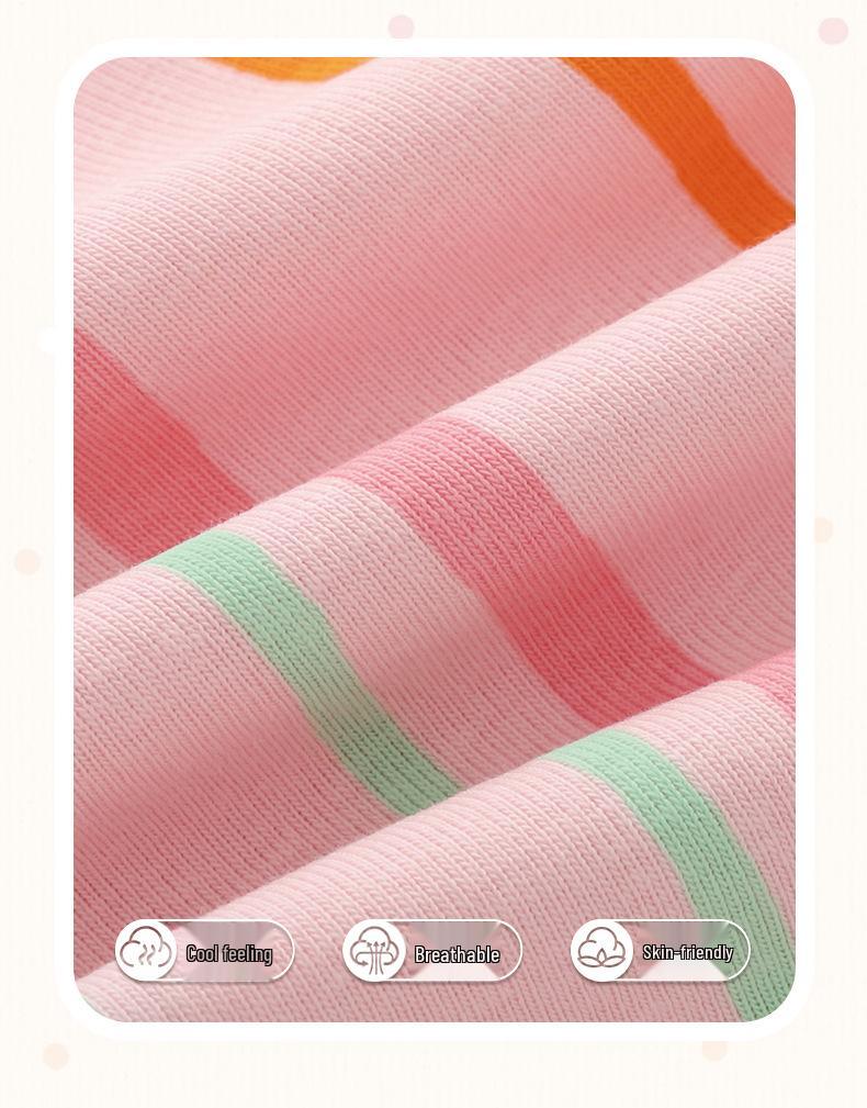 Malwee Sommarset för flickor med T-shirt och byxor med resår i midjan