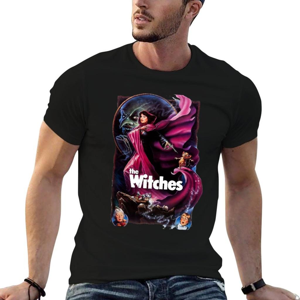 The Movie Witches Original Art1990vhsgasm Video Horror Merch TShirt Plus Size Gym Sports TShirt