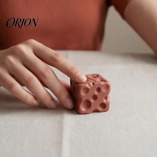 Hand Held Stress Reliever Mini Cheese Cube Squeeze Toy, Anxiety Relief Block Sensory Classroom Fidgets Toy Slow Rebound Fake Pinch for Focus