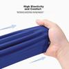 Li-Ning Swimming Cap, Comfortable Fabric, for Long Hair, Ear Protection, Non-Sticky, 1512 Blue