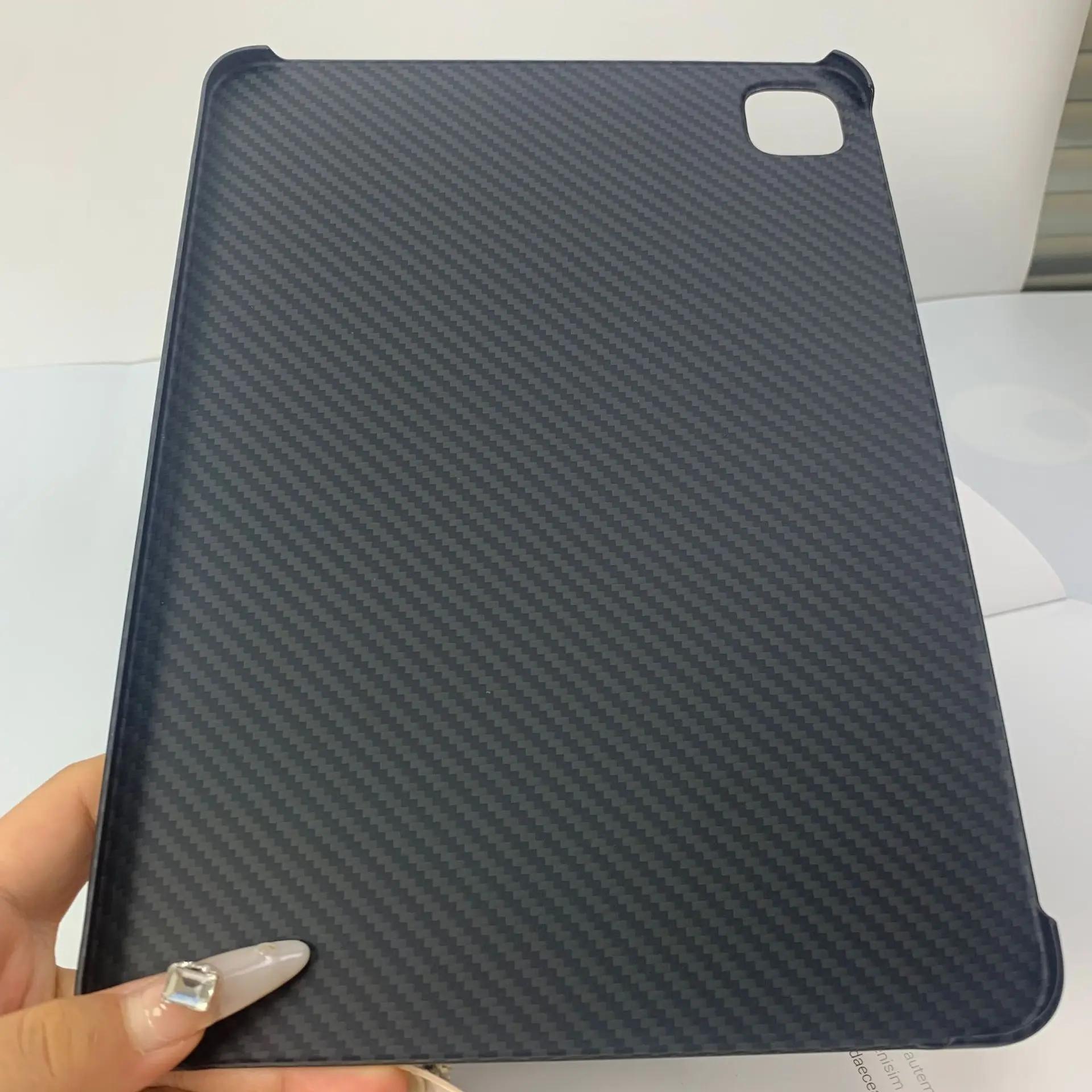 

Чохол з вуглецевого волокна та арамідного волокна для Apple iPad Pro 13 2024 Захисний чохол Задня кришка з вуглецевого волокна 13 дюймів A2926 A3007 Capa