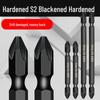 Double-Ended High Hardness Phillips Magnetic Electric Screwdriver Bit with Anti-Slip S2 Material for Hand Drill and Air Wrench