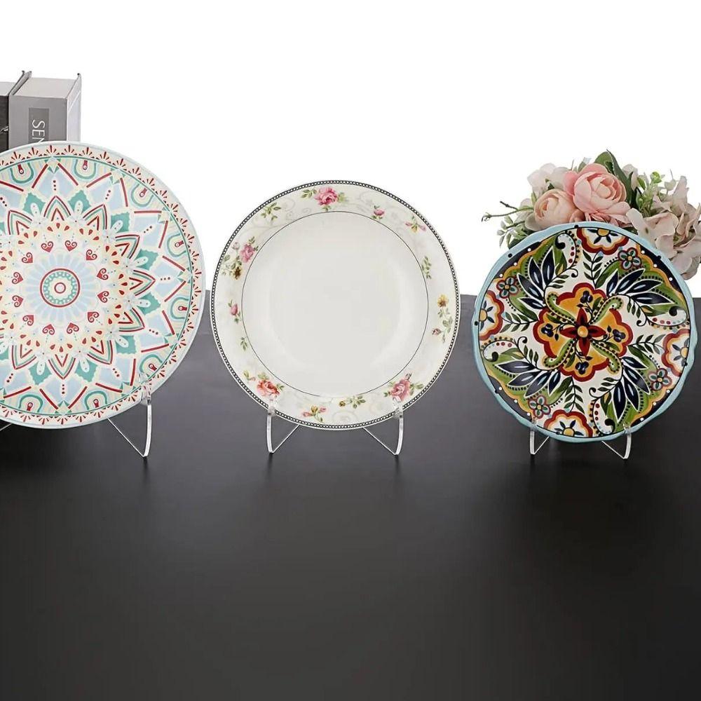 Průhledný stojan na displej Akrylový stojan na knihu Stojan Stojan na plochý talíř Kniha