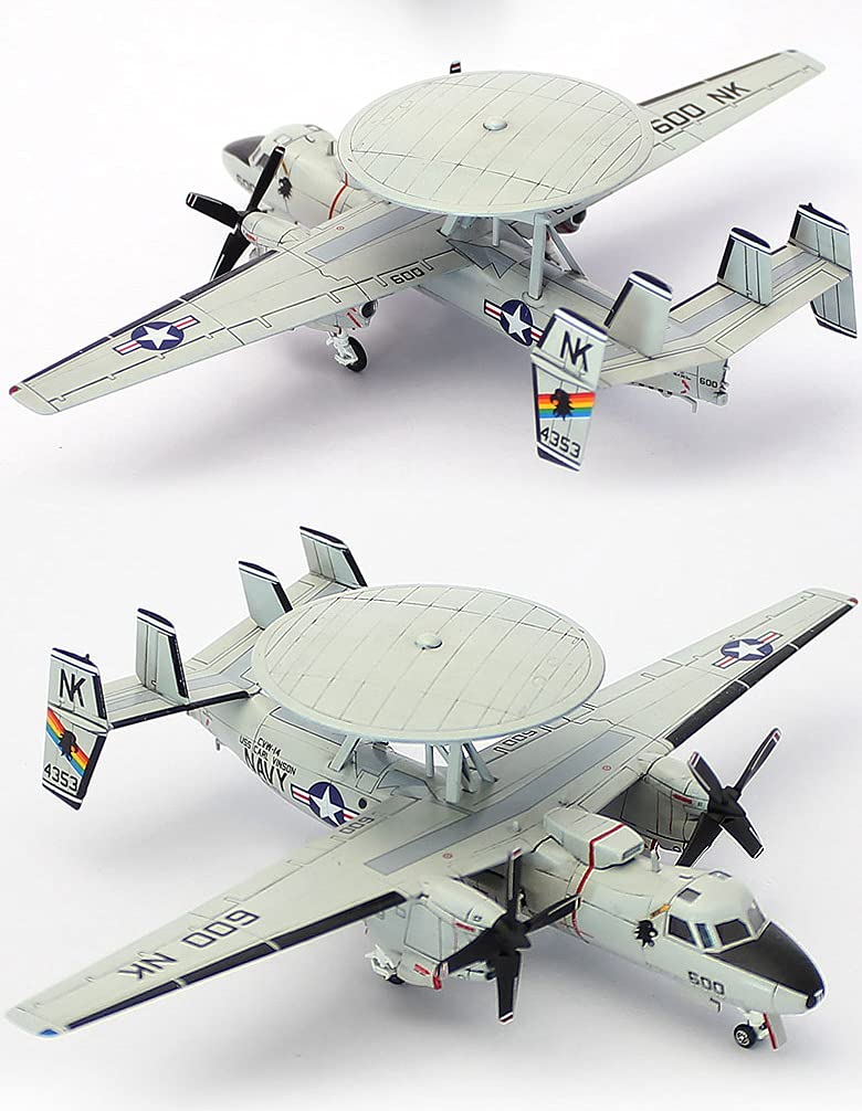 Academy Scale US Navy Hawkeye Black Eagles Plastic Model Kit 12623 1/144 E-2C VAW-113