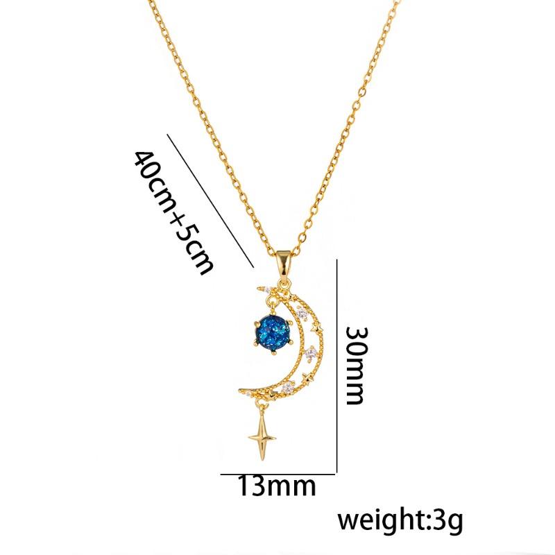 Specially for titanium steel planet starry sky non-fading necklace women's fashion personality versatile high-end sense collarbone chain jewelry