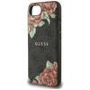 Etui Guess 4G Flowers Print Magsafe Do   Iphone 16E Czarny